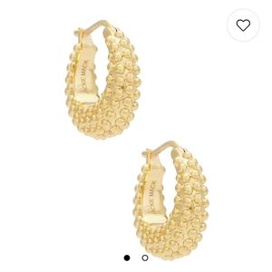 Summer Hoops in Gold Jackie Mack, New